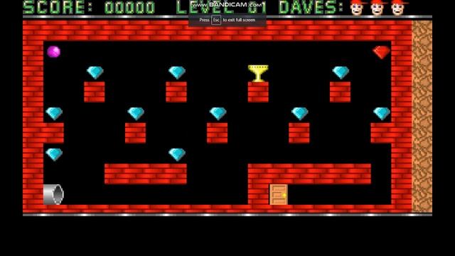 How to Play Dangerous Dave Classic Game смотреть онлайн
