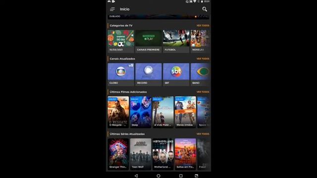 NOVO APLICATIVO DE TV GRÁTIS PARA ANDROID NA TV BOX 2021 LINK DIREITO 😱😱😱 смотреть онлайн