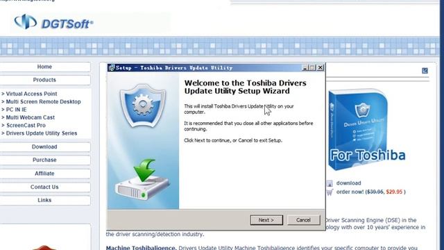 Toshiba Drivers Update Utility смотреть онлайн