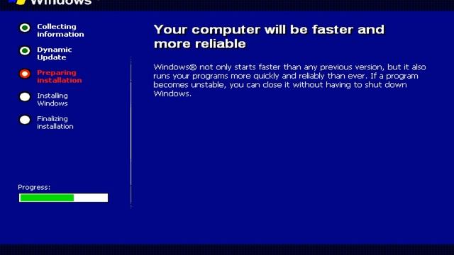 Обновление с Windows Whistler XP сборка 2486 до Windows XP сборка 2494 смотреть онлайн