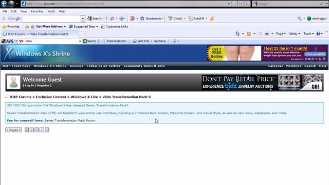 Vista Transformation Pack смотреть онлайн