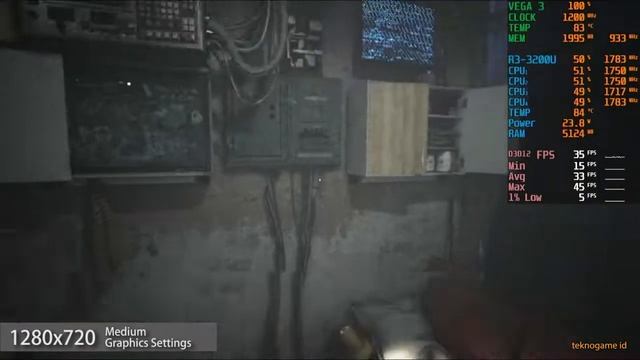 Observer: System Redux | AMD Ryzen 3 3200U Vega 3 | Gameplay Benchmark смотреть онлайн