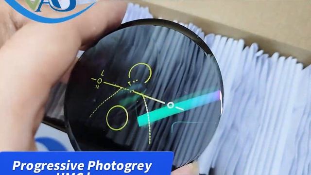 Danyang JAB Optics Progressive Photochromic Photogrey Blue Cut HMC Lens Green Coating Blue Coating