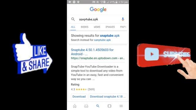 How to download snaptube app for android|| how download video In file from YouTube by mkmobilegamin смотреть онлайн