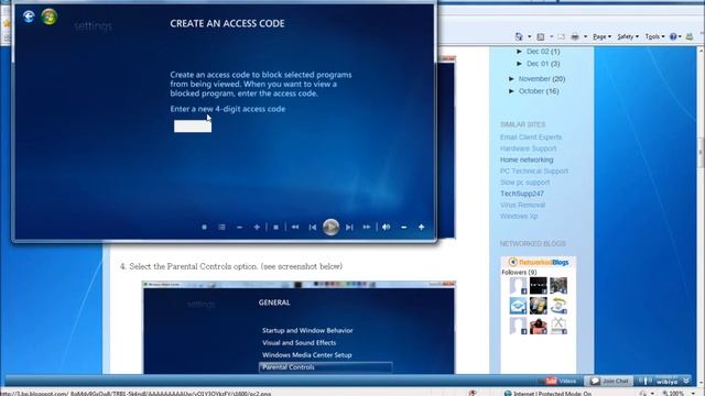 How to Setup and Use Windows Media Center Parental Controls.wmv смотреть онлайн