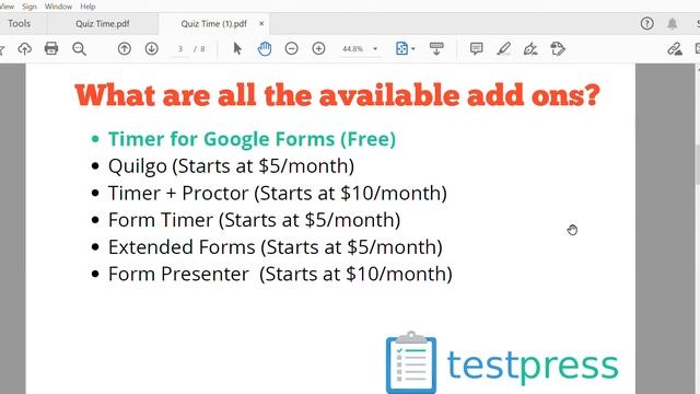 How to add timer to google forms Quiz? смотреть онлайн