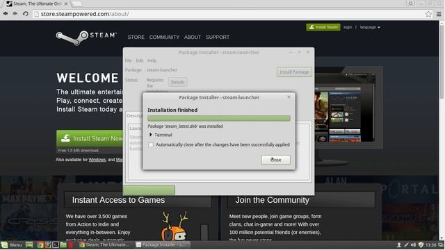 How to install Steam in Linux Mint 17.2 2016 смотреть онлайн