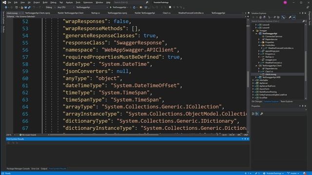Использование Swagger для создания клиента для API и применение его в WEB аппликации смотреть онлайн