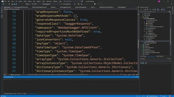 Использование Swagger для создания клиента для API и применение его в WEB аппликации