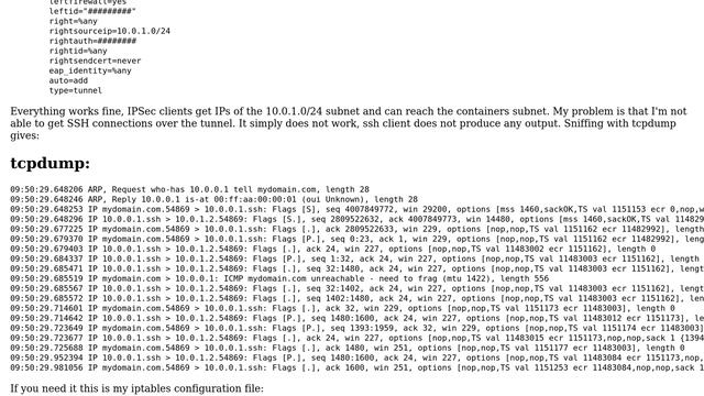 DevOps & SysAdmins: SSH not working over IPSec tunnel (Strongswan) смотреть онлайн