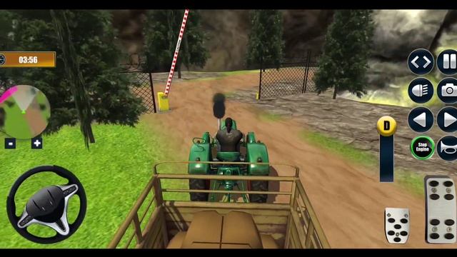 Real Tractor Trolley Cargo Farming Simulation Game - Android Gameplay. #1 смотреть онлайн