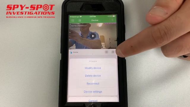 Spy Spot HDSmartIPC App For Weather Station Clock Camera And Picture Frame Camera IOS Android