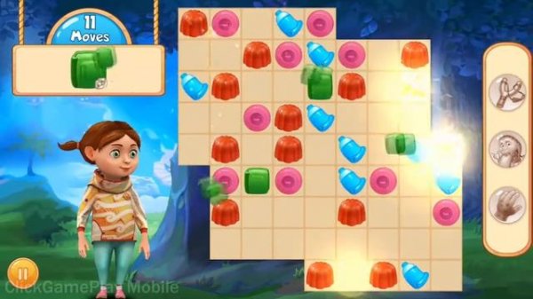 Jingle Kids: Paradise Island Big Adventure Match-3 - Gameplay - Android / Puzzle / Mobile