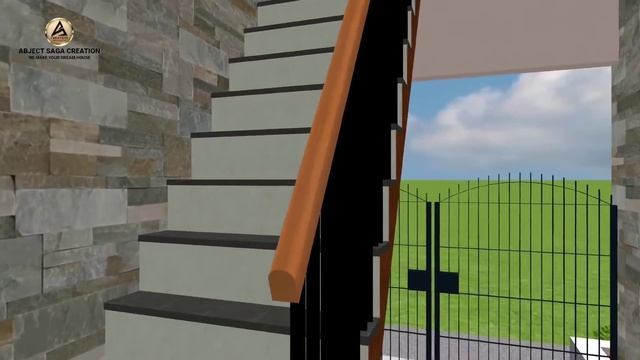 Low Cost Village House Planing | 3d Floor Plan Tour | 2 Bedroom смотреть онлайн
