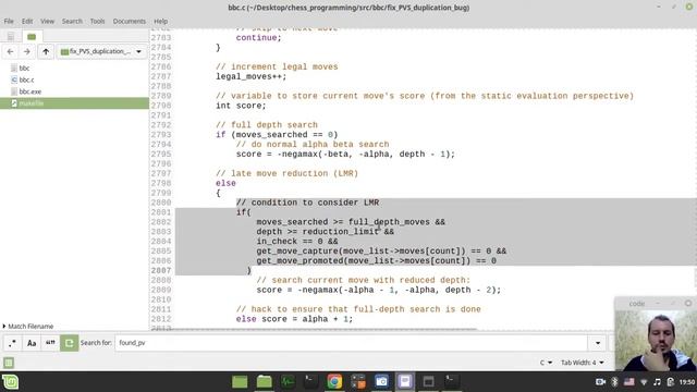 65-Bitboard CHESS ENGINE in C BUG ALERT Fixing PVS duplication bug смотреть онлайн