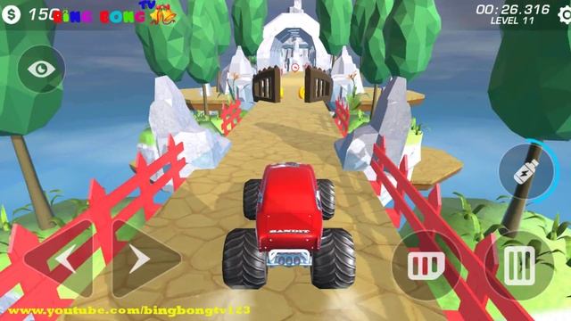 Impossible Monster Truck Climb Stunt 3D - Impossible Car Stunts - Monster Games | Android Gameplay смотреть онлайн