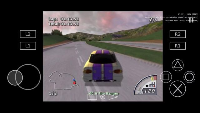 AetherSX2 new PS2 emulator android Rumble Racing OnePlus 7T смотреть онлайн