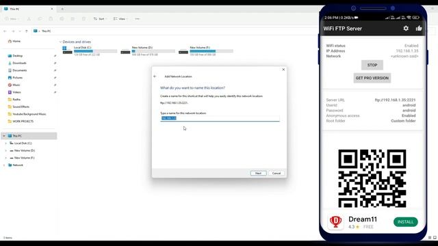 How to Transfer Files From Mobile To Laptop Without Data Cable | Ftp File Transfer Android to PC смотреть онлайн