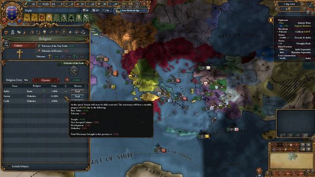 Let's Play Europa Universalis IV Veritas et Fortitudo - Naples Part 3 смотреть онлайн
