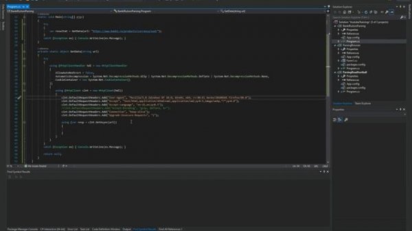 c# Парсинг JSON с сайтов с использованием HttpClientHandler HttpClient и библиотеки Newtonsoft.Json
