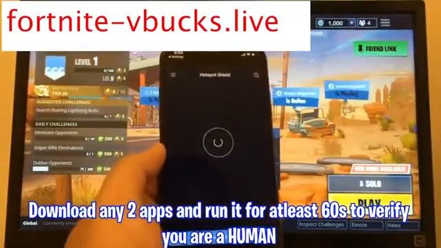 Fortnite Android Hack 2018 VBucks free 2018 PC Generator Glitch смотреть онлайн
