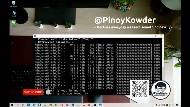 「PinoyKowder」→ How to Install and Setup C C++ Toolset (G++ GCC GDB ) in Windows 10 using MinGW Msys смотреть онлайн