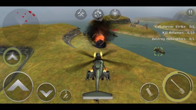 GUNSHIP BATTLE Helicopter 3D Android Gameplay (Mobile Gameplay, Android, iOS, 4K, 60FPS) смотреть онлайн
