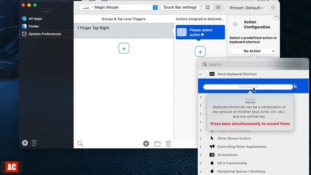 Send Keyboard Shortcuts using Magic Mouse 2 on Mac Big Sur смотреть онлайн