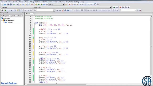 C Programming Example Pointer a great Example Let's see the output смотреть онлайн