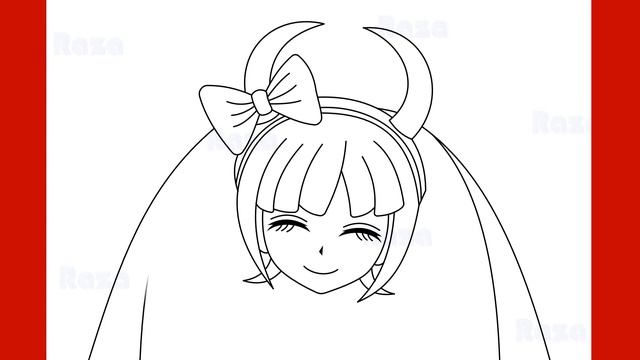 How To Draw Kotoko Utsugi from Danganronpa Step by Step Drawing смотреть онлайн