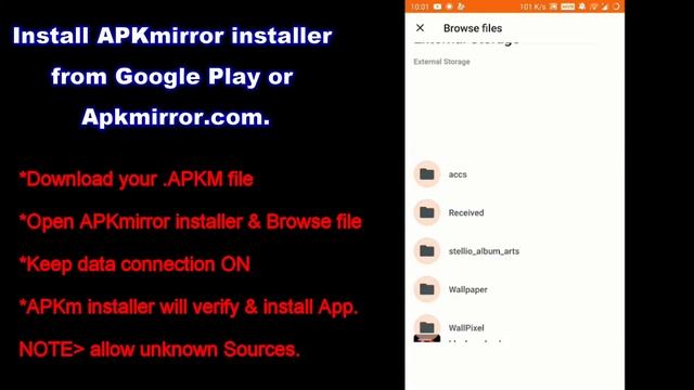 How to Install APKM files using Apkmirror Installer.. смотреть онлайн