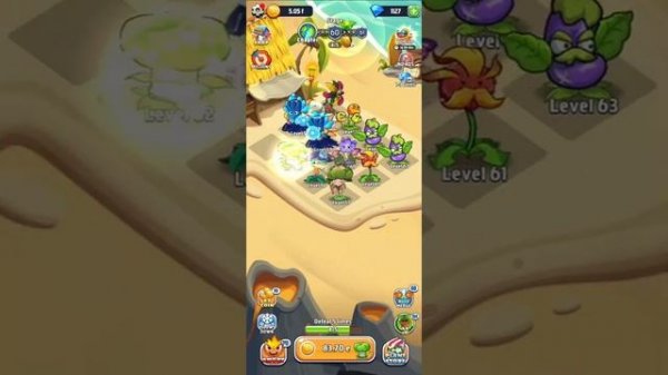 Merge Plants - Zombie Defense || Stage 60 || Android Gameplay