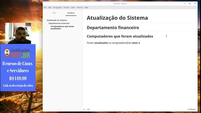 Typora: Crie documentação linux de modo profissional смотреть онлайн