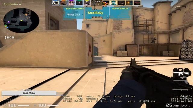 CSGO Livestream - Road To DMG :D смотреть онлайн