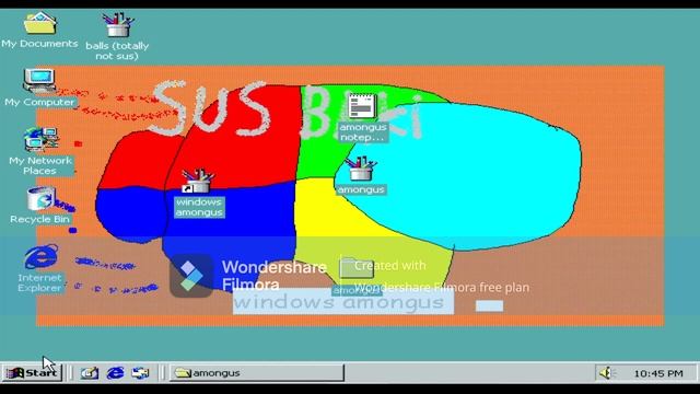 drawing amongus on windows 2000 смотреть онлайн