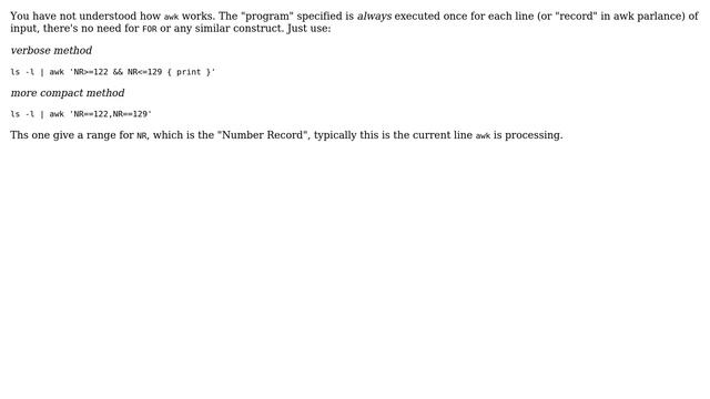 Unix & Linux: How to run awk for some number of lines.? (4 Solutions!!) смотреть онлайн