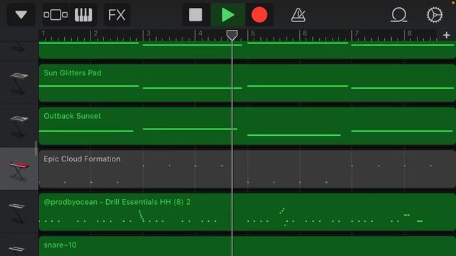 Dark Trap Beat - (Prod.4IMH) | 8 Bar Vibes | - GarageBand iOS смотреть онлайн