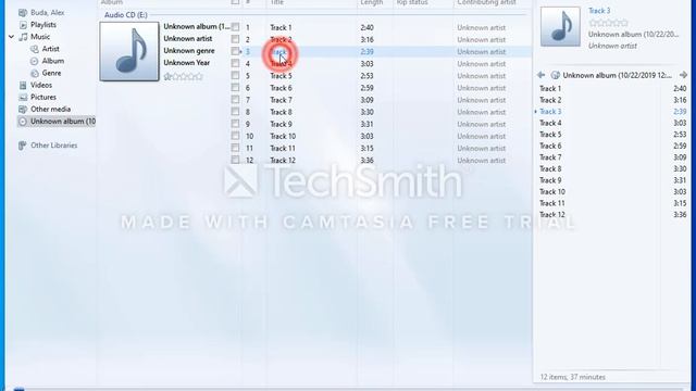 Ripping a CD to Windows Media Player смотреть онлайн