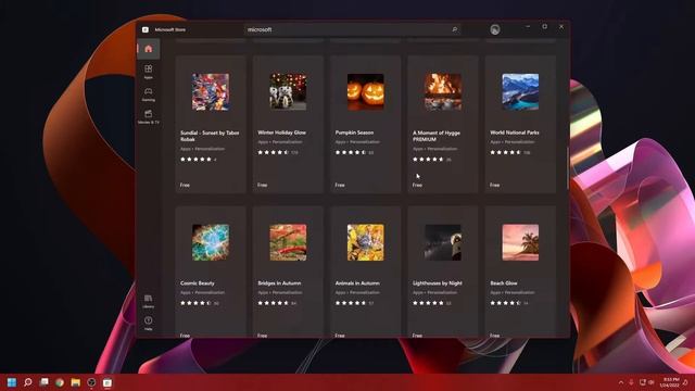 change theme on windows 11 on the Microsoft store смотреть онлайн