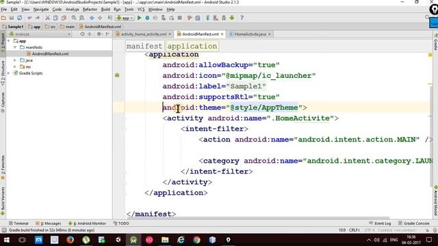 Android tutorial in hindi Lec-3 (Project Hierarchy and setup environment for android studio ) смотреть онлайн