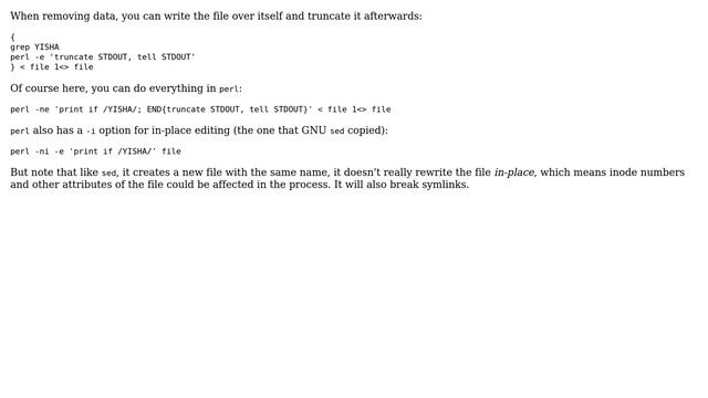 Unix & Linux: Output to be saved in file named same as the input file (3 Solutions!!) смотреть онлайн