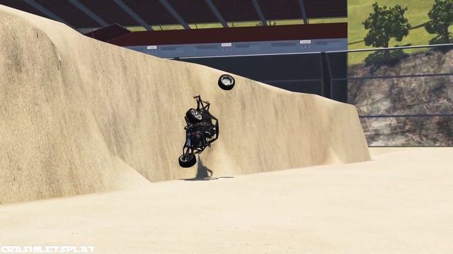 Satisfying Rollover Crashes #8 - BeamNG Drive | Crashi letsplay смотреть онлайн