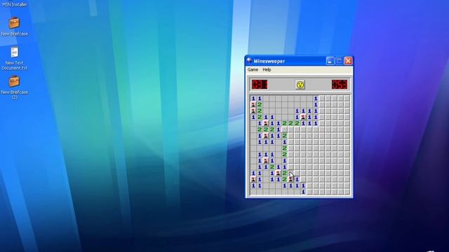 Playing Minesweeper in Windows XP смотреть онлайн