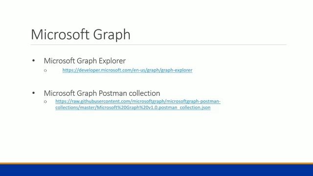 Microsoft Graph API for Developers смотреть онлайн