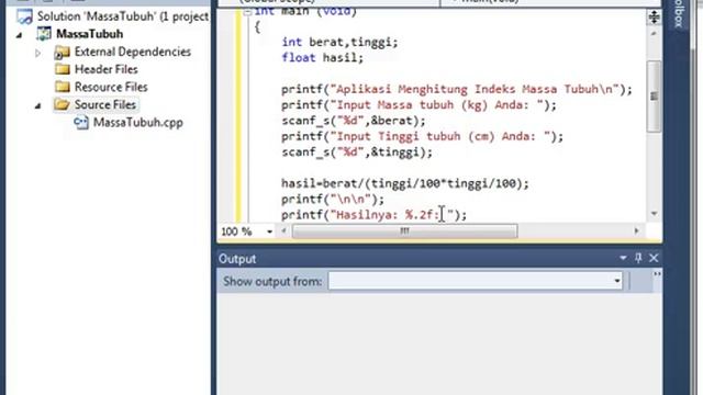 Pemograman C++, Tutorial Aplikasi Menghitung Indeks massa tubuh смотреть онлайн