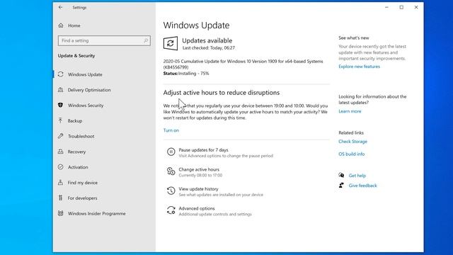How to install Cumulative Update KB4556799 build 18363.836 for Windows 10 Version 1909. смотреть онлайн