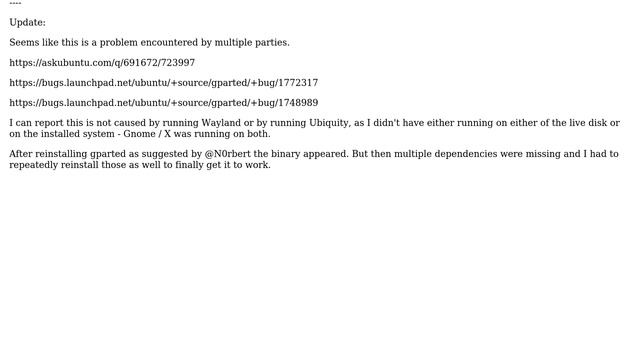 Ubuntu: After installation applications listed as installed, but no executables found смотреть онлайн