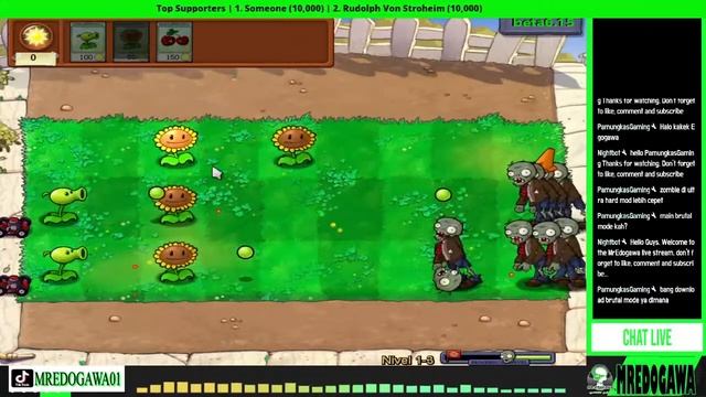 🔴Live PVZ Brutal Mode + Link #Part1 PLANTS VS ZOMBIES INDONESIA смотреть онлайн