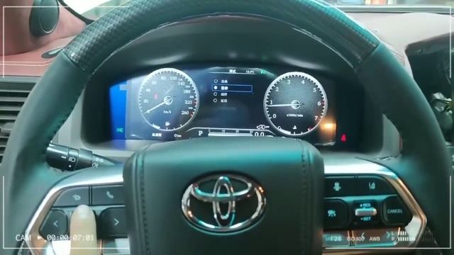 For Toyota Land Cruiser LC200 LCD dashboard instrument panel speed meter смотреть онлайн