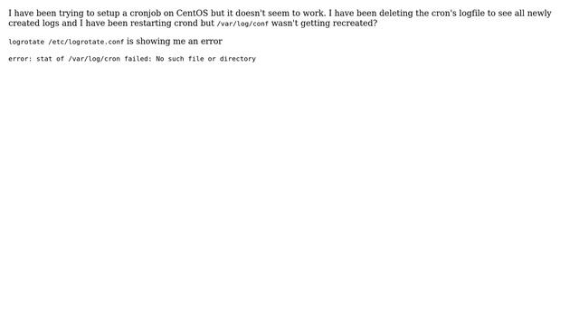 centos cron logs are not executed (2 Solutions!!) смотреть онлайн